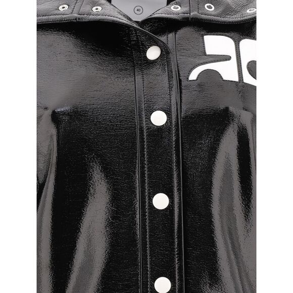 Slim Fit Vinyl Jacket - Picture 3 of 4